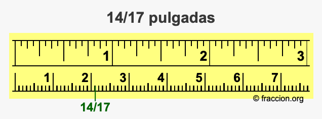 14/17 pulgadas