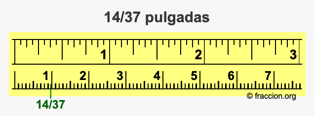 14/37 pulgadas
