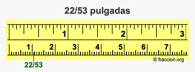 22/53 pulgadas