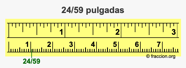 24/59 pulgadas