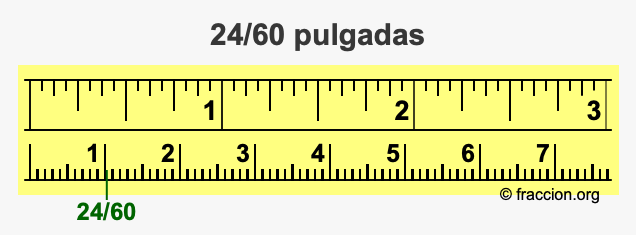 24/60 pulgadas