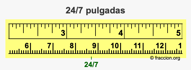 24/7 pulgadas