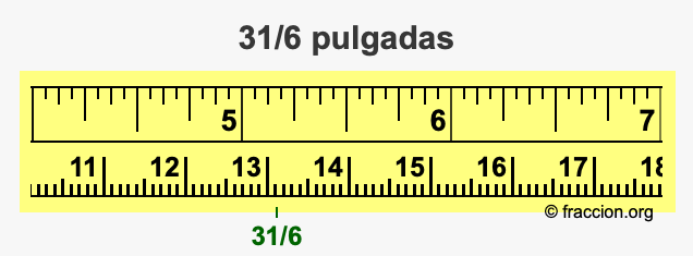 31/6 pulgadas