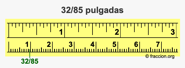 32/85 pulgadas