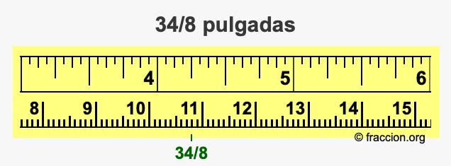 34/8 pulgadas