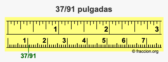 37/91 pulgadas