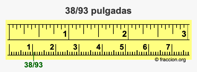 38/93 pulgadas