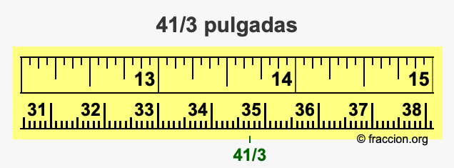 41/3 pulgadas