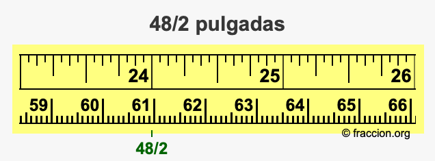 48/2 pulgadas