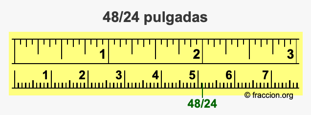 48/24 pulgadas