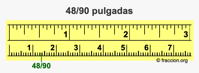 48/90 pulgadas