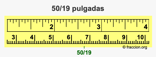 50/19 pulgadas