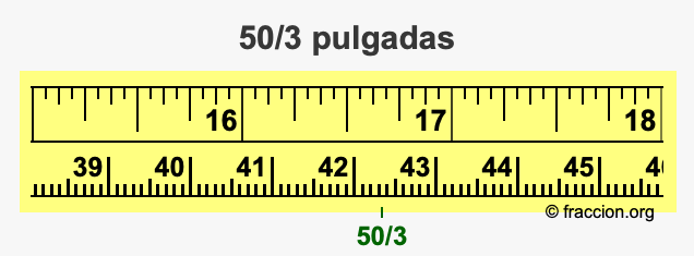 50/3 pulgadas
