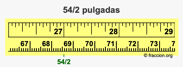 54/2 pulgadas
