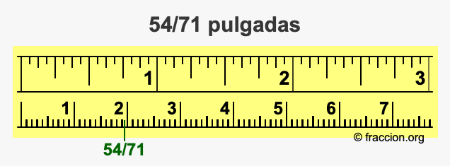 54/71 pulgadas