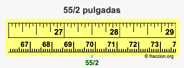 55/2 pulgadas
