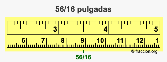 56/16 pulgadas
