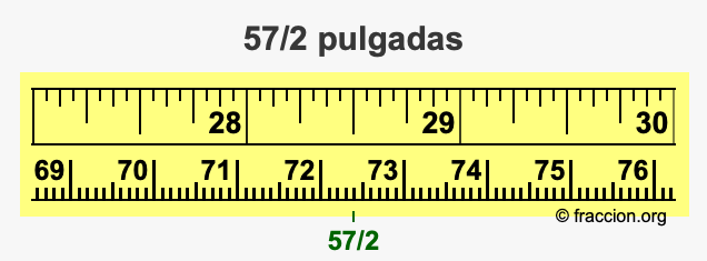 57/2 pulgadas