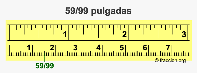 59/99 pulgadas