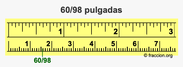 60/98 pulgadas