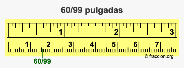 60/99 pulgadas