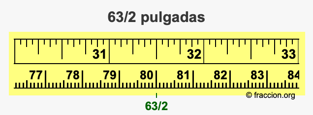 63/2 pulgadas