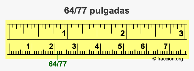 64/77 pulgadas