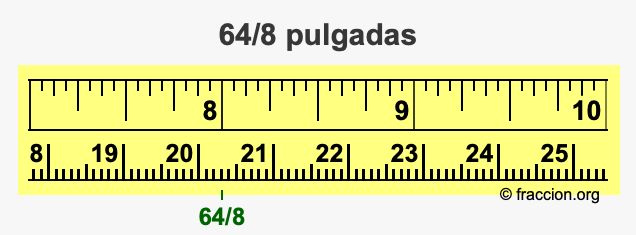 64/8 pulgadas