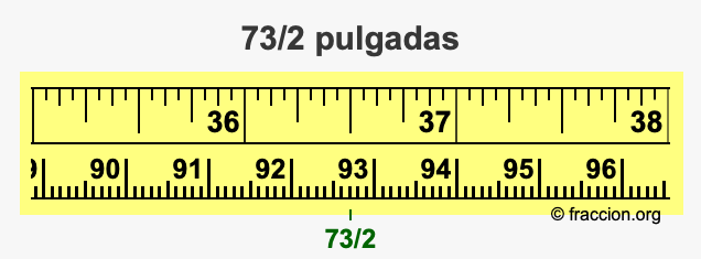 73/2 pulgadas