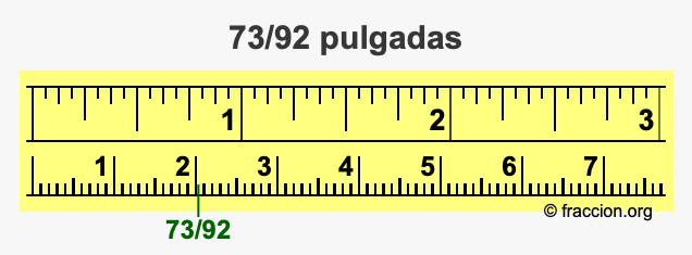 73/92 pulgadas