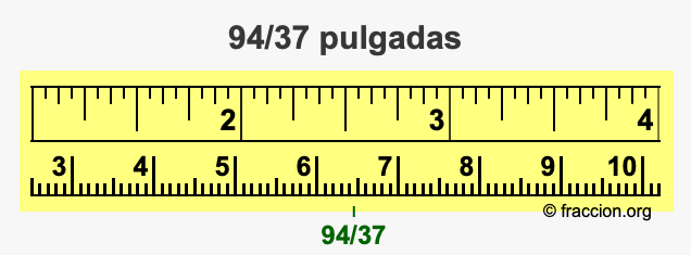 94/37 pulgadas