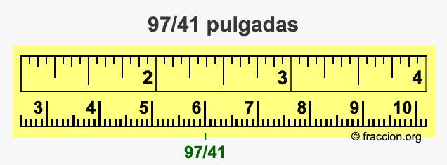 97/41 pulgadas